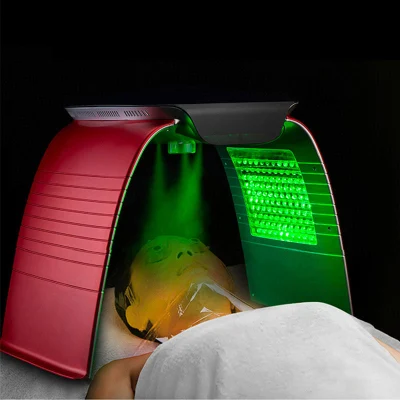 Maschera per il viso a LED Terapia della luce 7 in 1 Maschera per il viso a colori LED SPA Attrezzatura per il viso Ringiovanimento della pelle Macchina per la bellezza del corpo del viso leggero