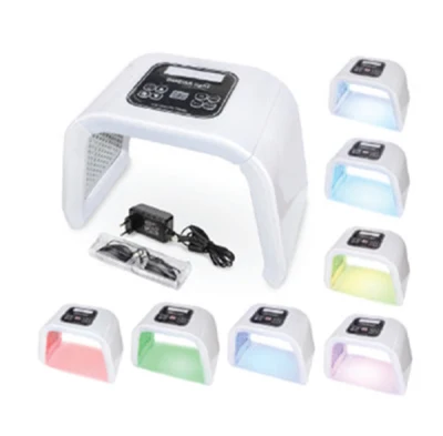 Dispositivo portatile per terapia PDT con luce LED a 7 colori per il ringiovanimento della pelle e il trattamento dell'acne